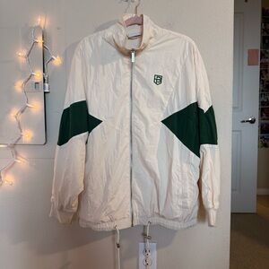 Bo + Tee Water-repellent Colorblock Lightweight Jacket - Size Small/Medium